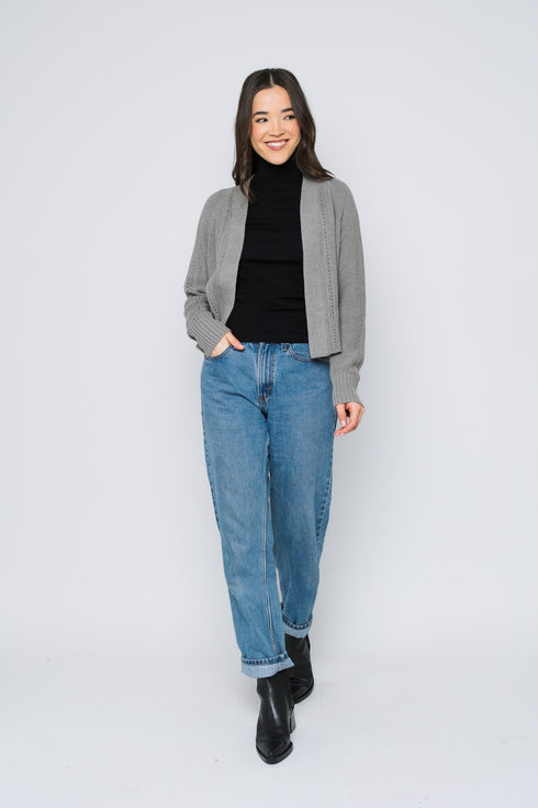 Jane-Open Cardigan